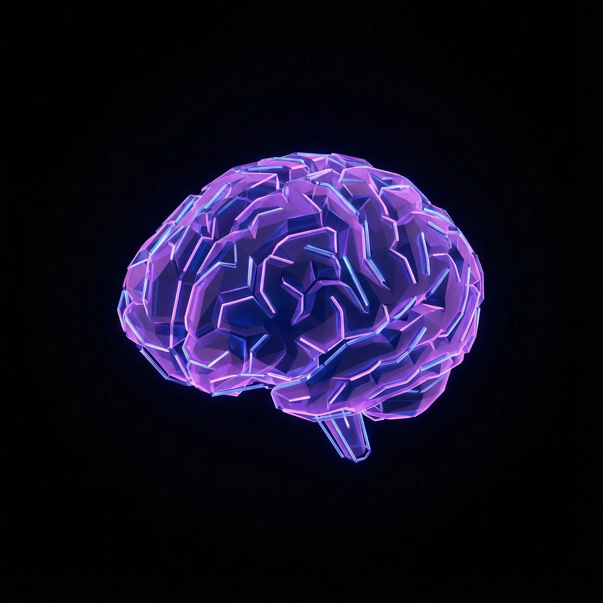 AI Brain Futuristic Interface