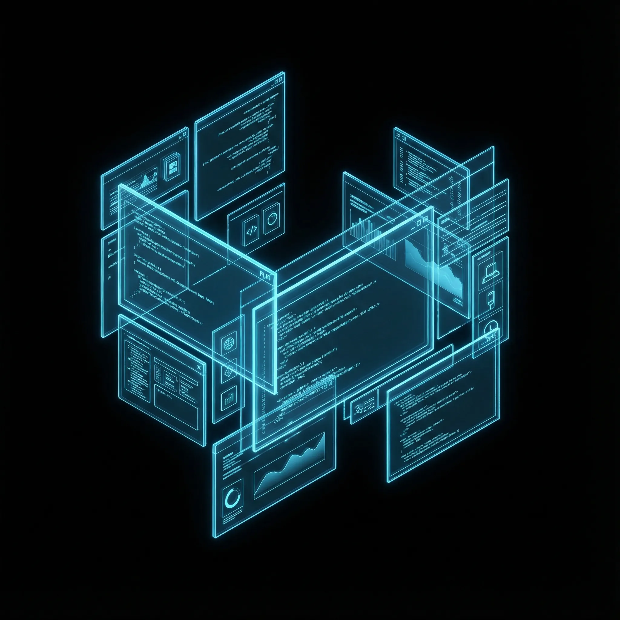 Web Design Futuristic Interface
